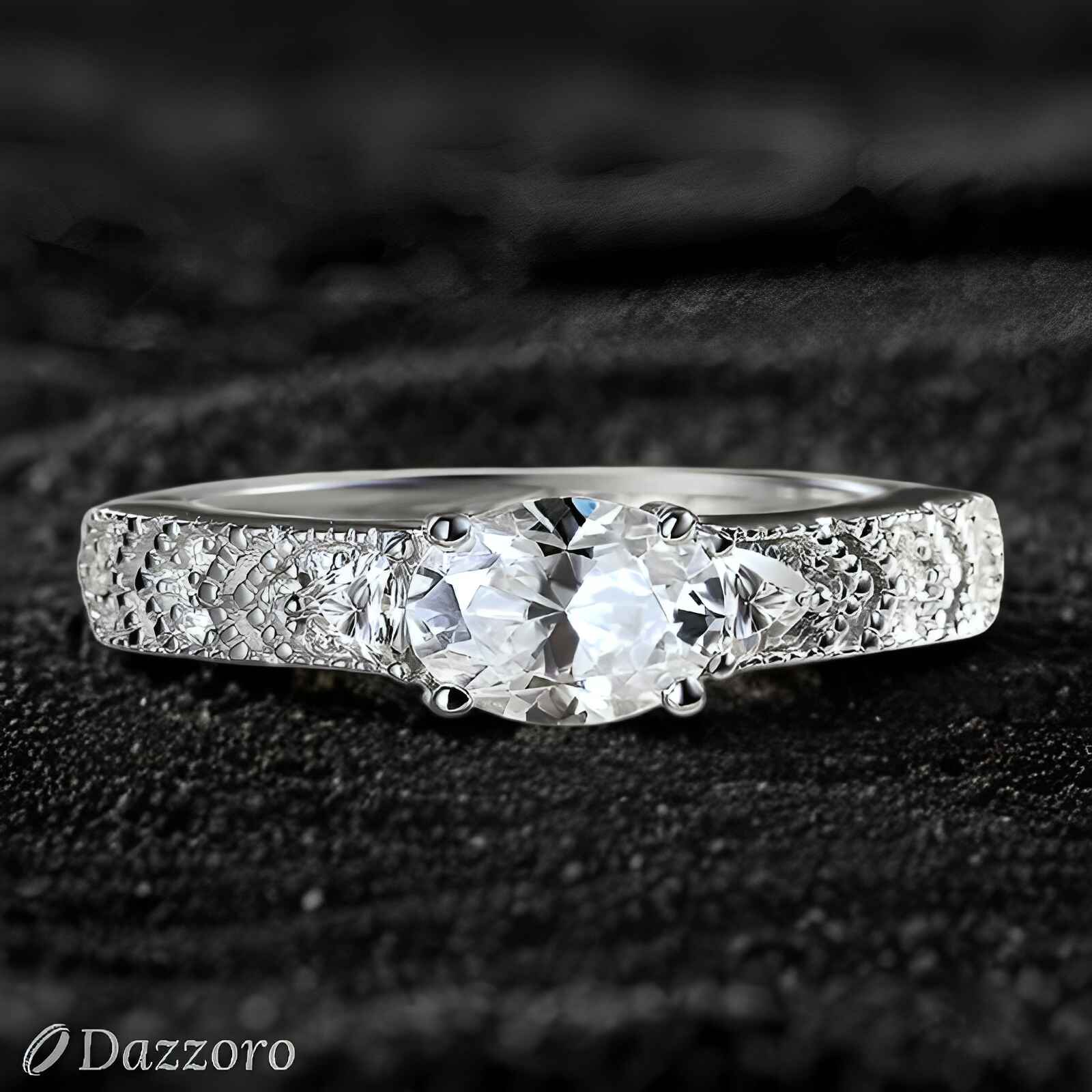 Seraphina Grace Moissanite Ring