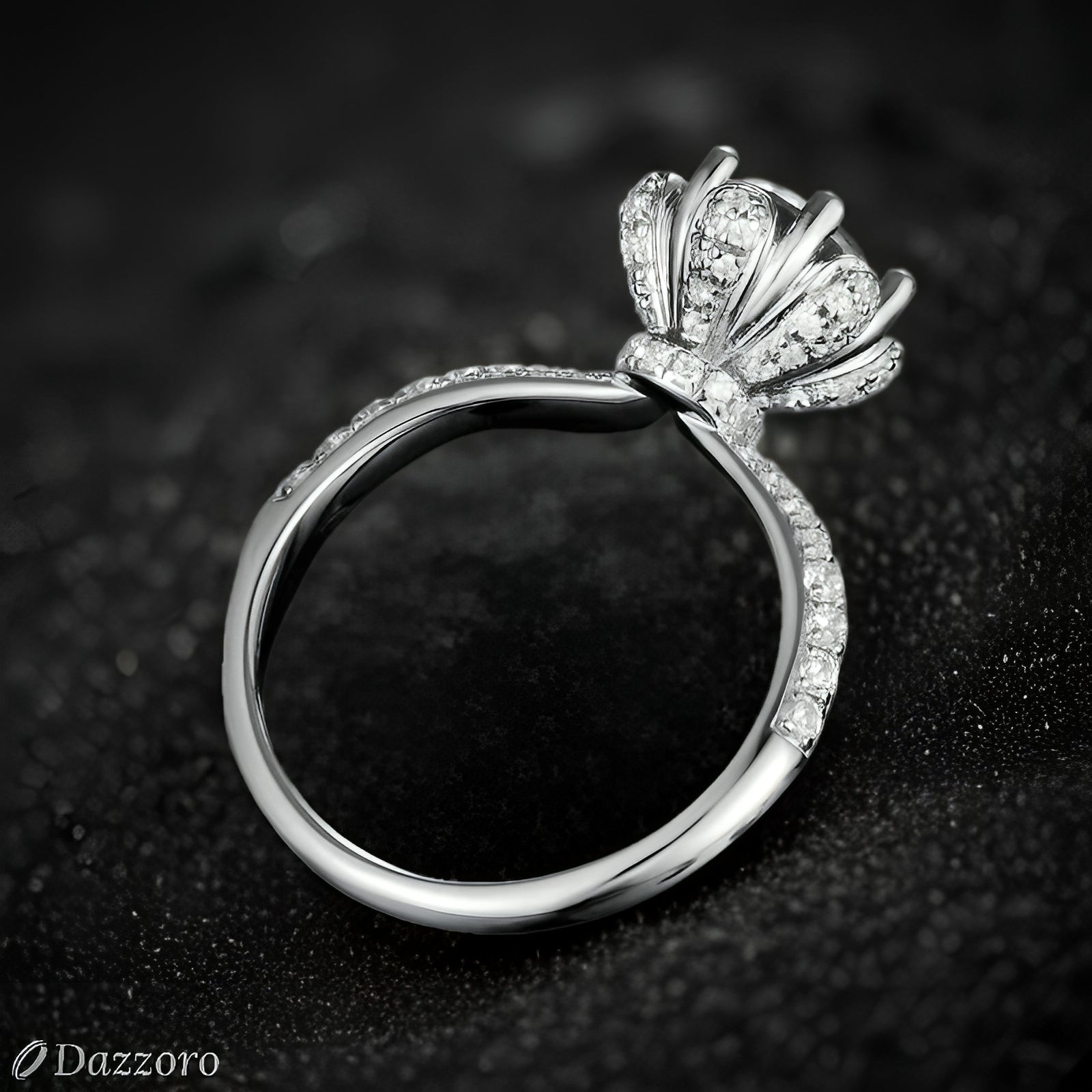 The Royal Blossom Moissanite Ring
