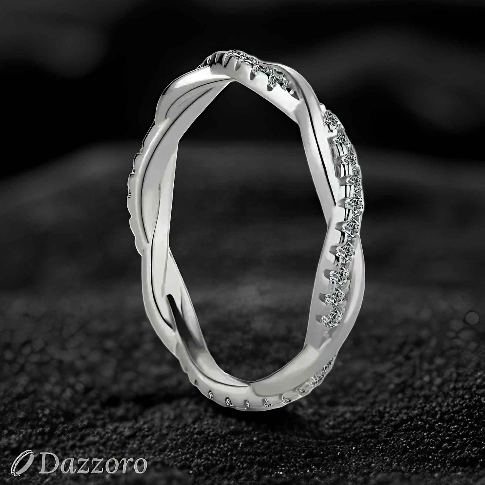 Ethereal Twist Eternity Ring
