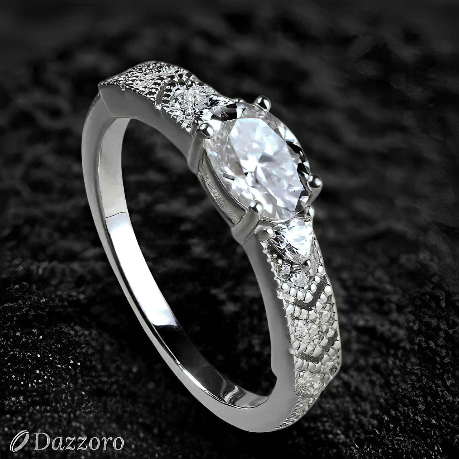 Seraphina Grace Moissanite Ring