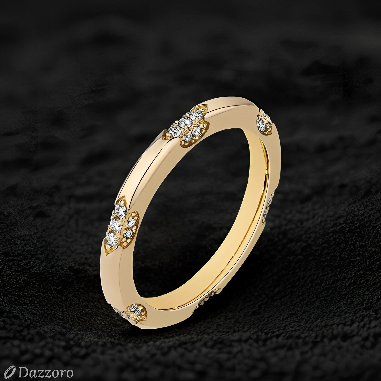 Lumina Moissanite Band