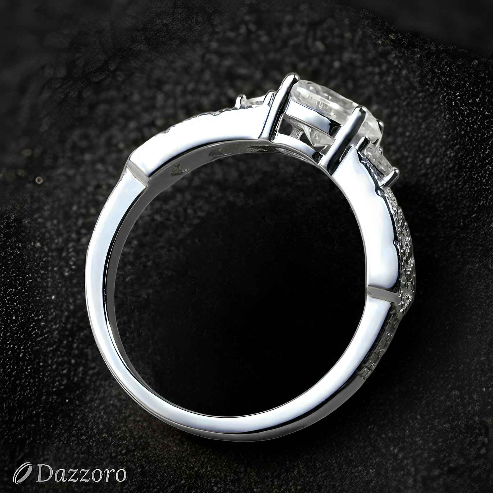 Seraphina Grace Moissanite Ring
