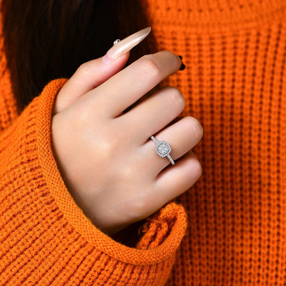 Coronet Halo Ring