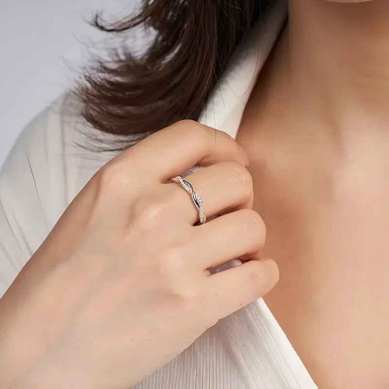 Ethereal Twist Eternity Ring