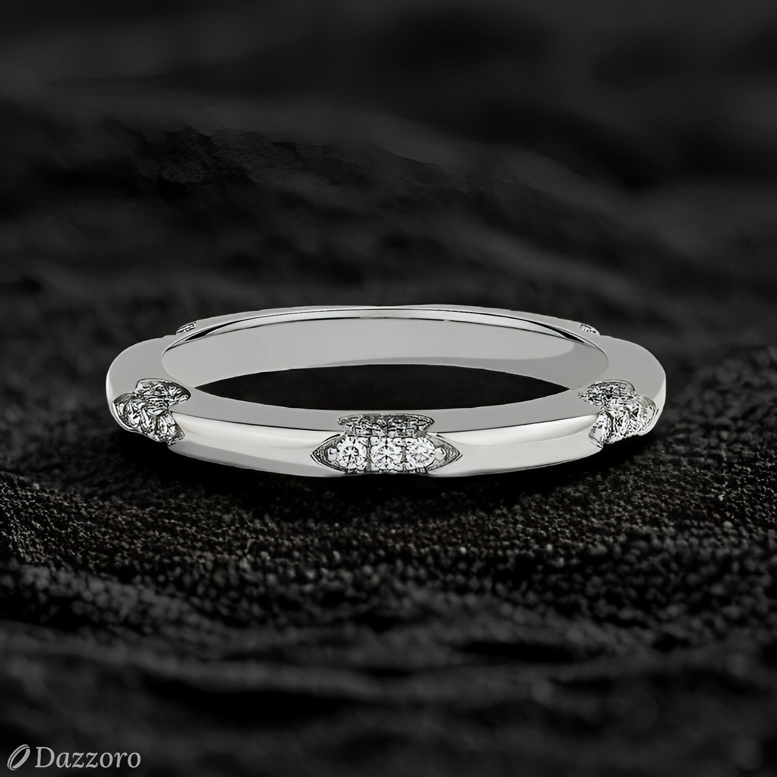 Lumina Moissanite Band