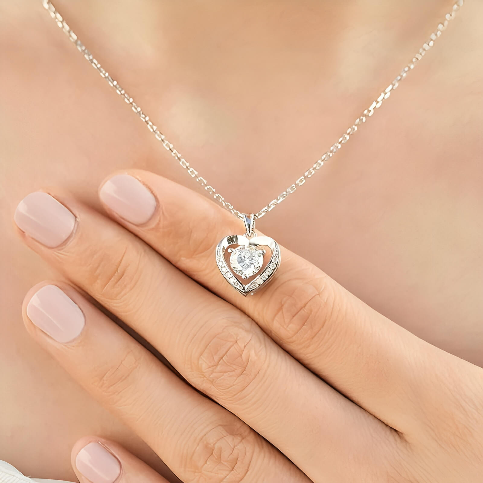 Cupid's Moissanite Necklace