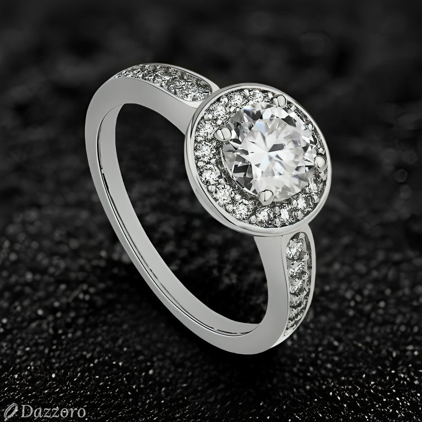 Eterna Solitaire Moissanite Ring
