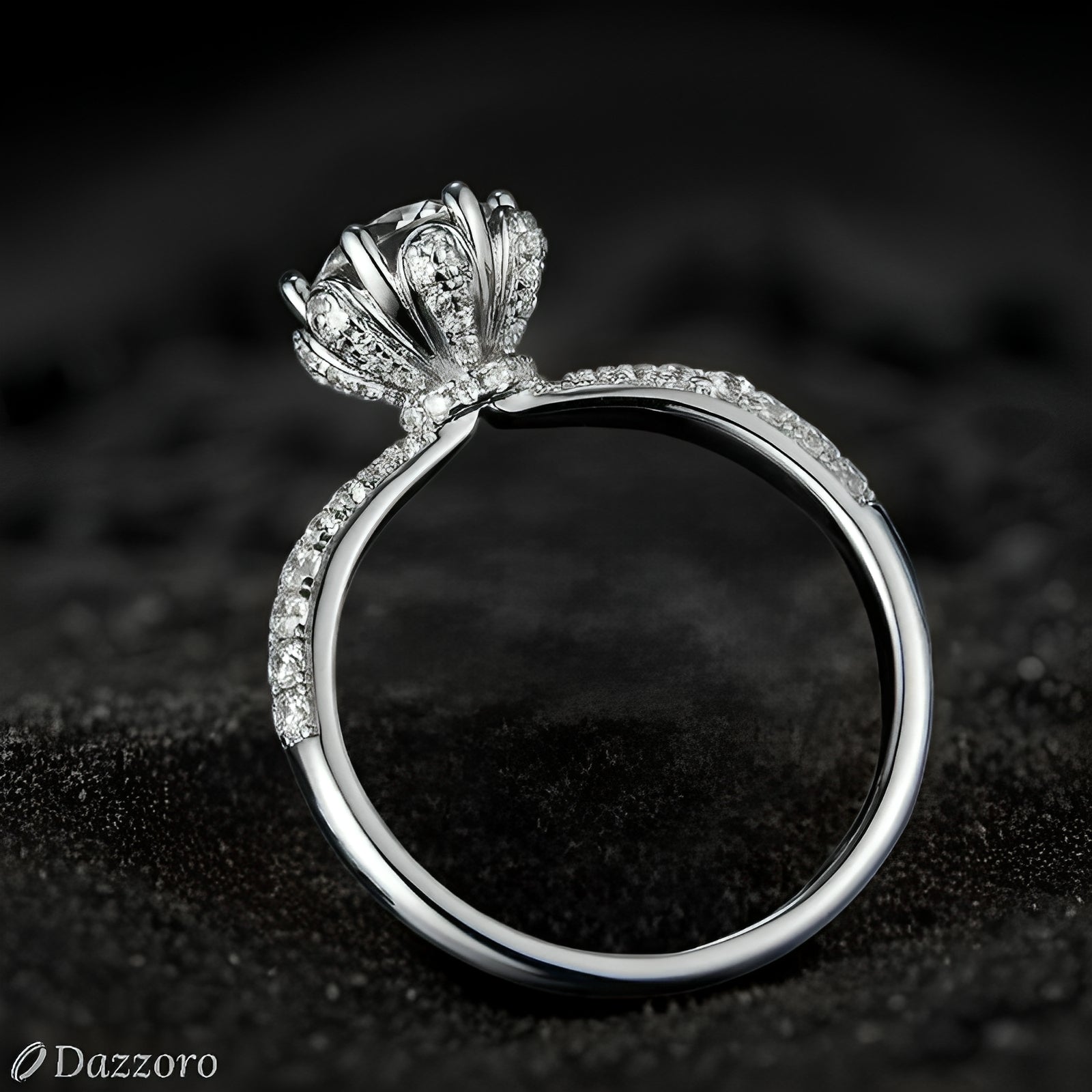 The Royal Blossom Moissanite Ring