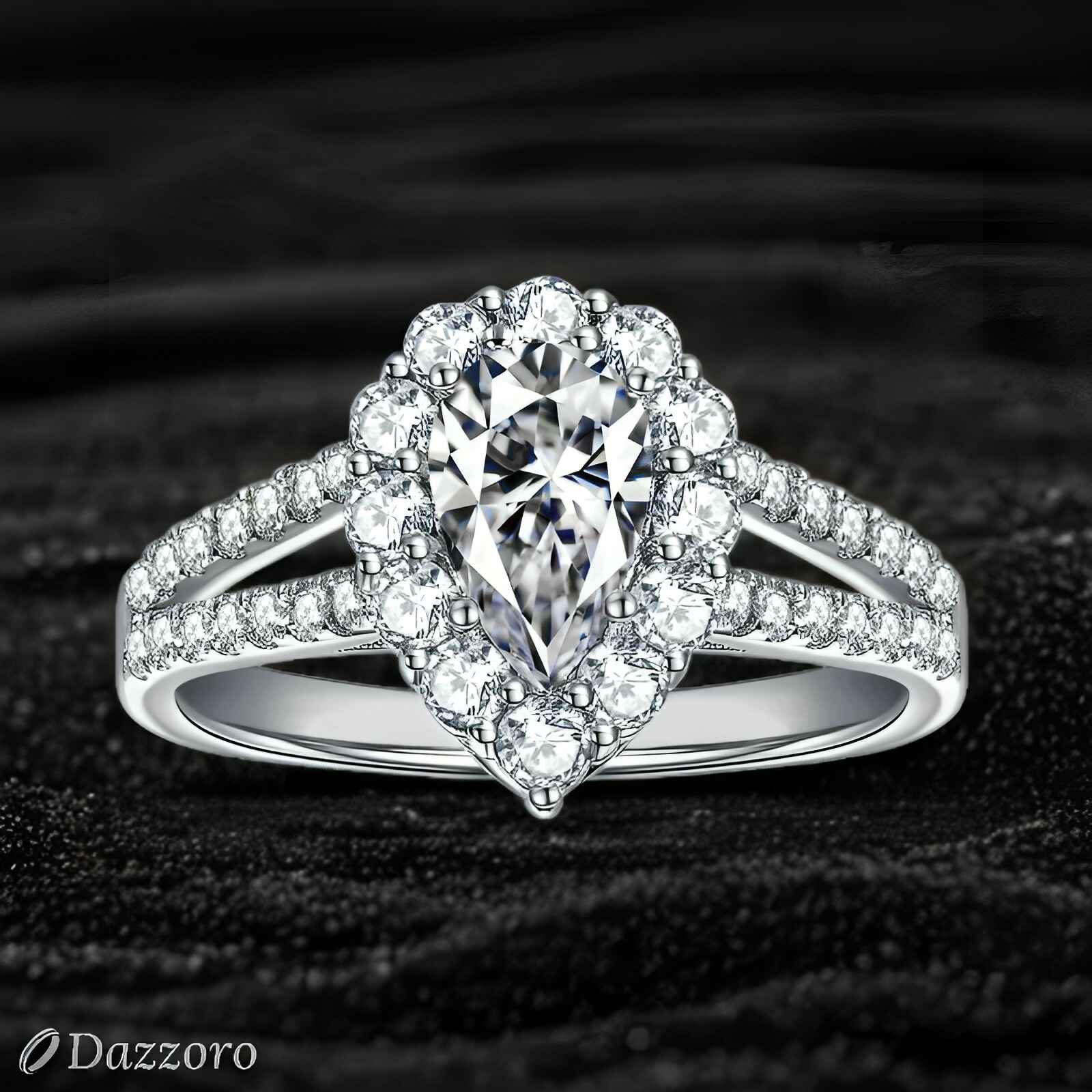 Solene Grace Moissanite Ring